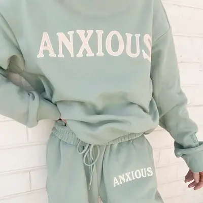 Anxious (This Too Shall Pass) Crewneck