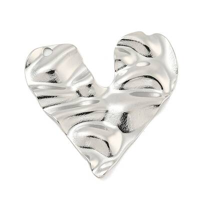 Non-Tarnish Hammered 304 Stainless Steel Pendants