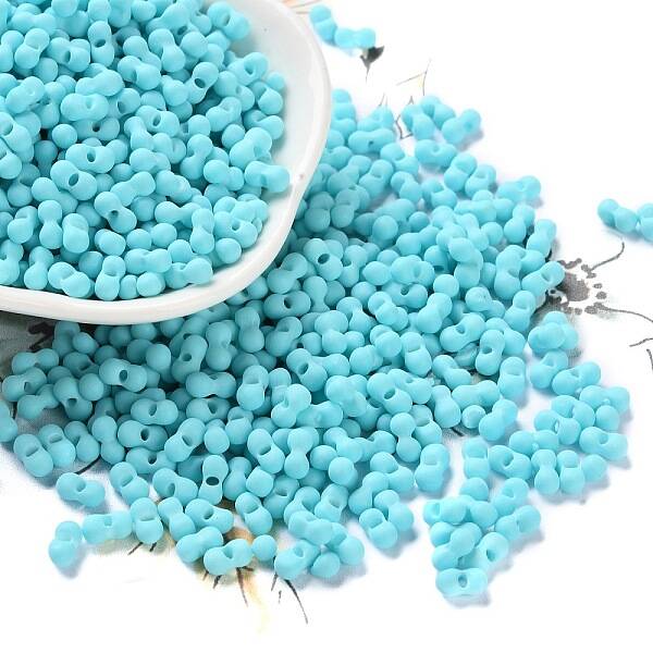 Rubberized Style Glass Seed Beads