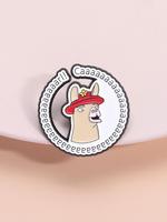 Cartoon Brooch, Cute Letter Pattern Enamel Pin, Fashion Accessories for Women & Men, Trendy All-match & Exquisite Brooch for ...