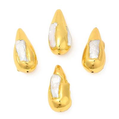 Baroque Style Natural Keshi Pearl Cone Beads
