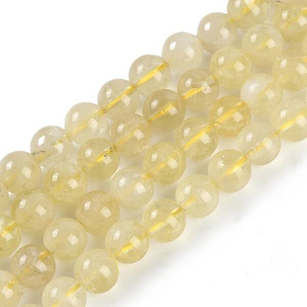 Natural Lemon Quartz Beads Strands