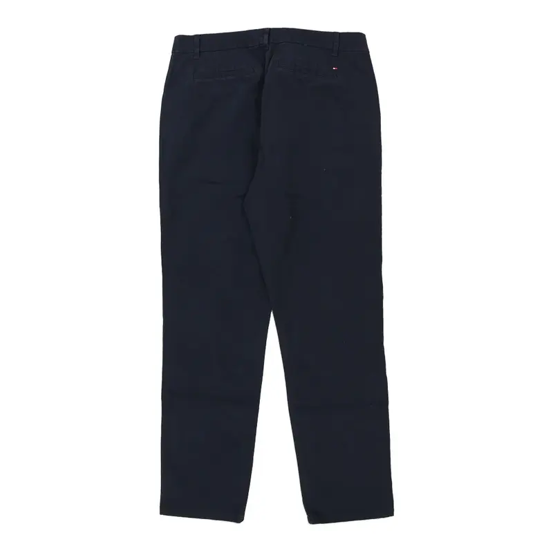 Tommy Hilfiger Trousers - 32W UK 12 Navy Cotton