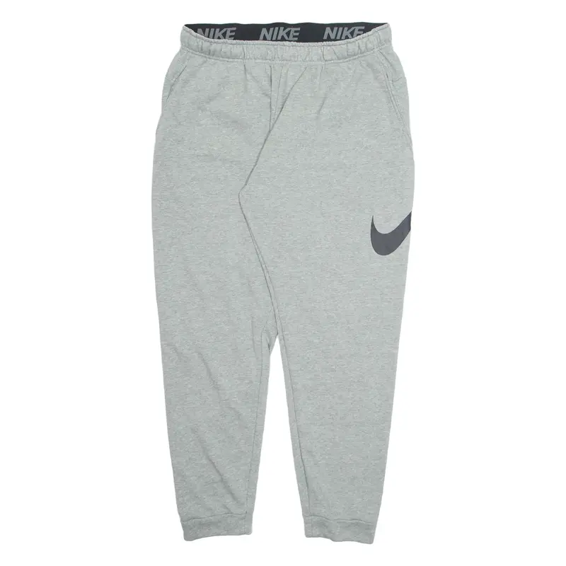 NIKE Mens Joggers Grey Tapered XL W32 L29