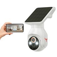 1080p WiFi Security Camera with Solar Panel, Wireless Outdoor, Camera for Home Security, Battery Powered, Pan Tilt, AI Motion...