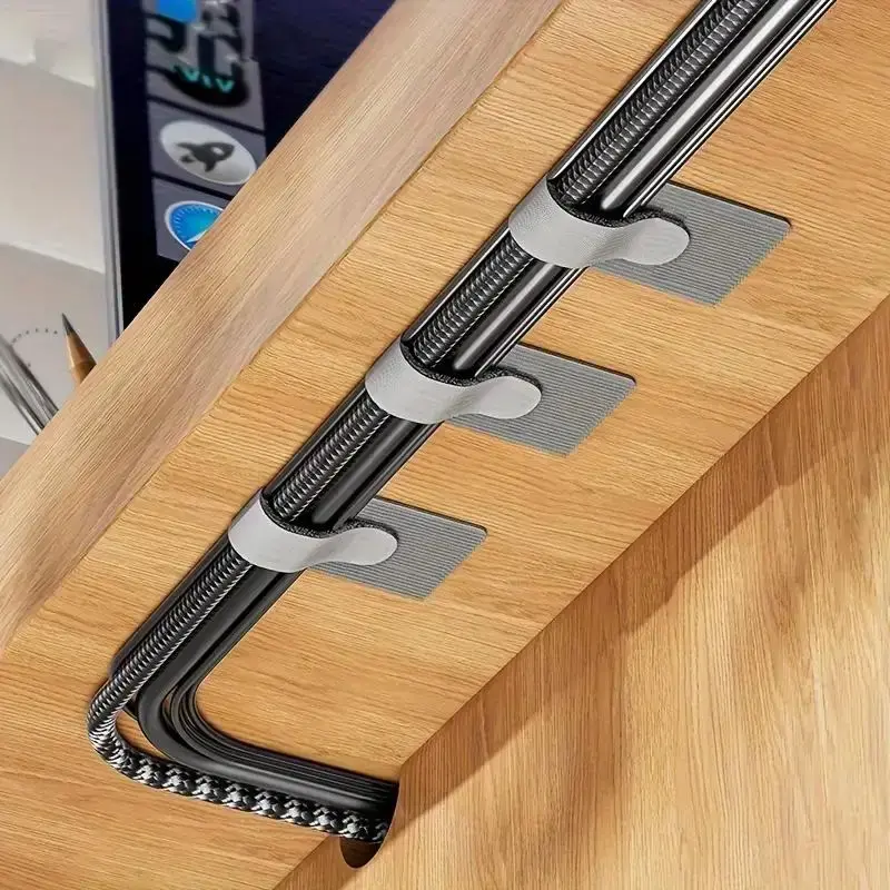 Nylon Cable Clip (40pcs), Strong Adhesive Wire Organizer, Multi-purpose Cord Holder for Home Office Supplies, Desk Organizer ...