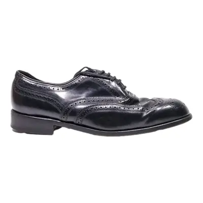FLORSHEIM Brogue Shoes Black Leather Mens UK 7