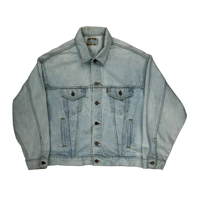 Levis Denim Jacket - Large Light Wash Denim