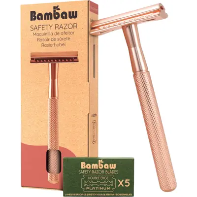 Bambaw Rose Gold Safety Razor