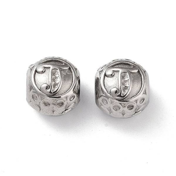 304 Stainless Steel Rhinestone European Beads