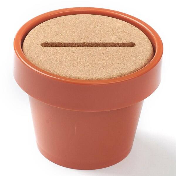 Plastic Flowerpot Holder for Cup Mat Home Office Bar Decoration