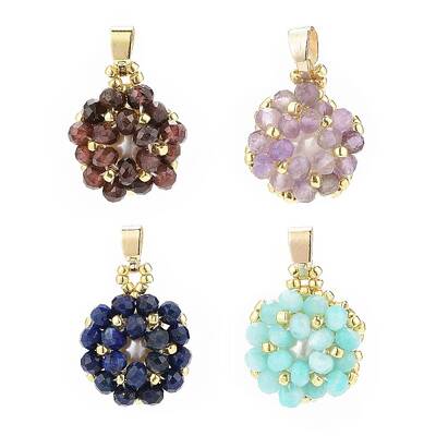 Handmade Japanese Seed Beads Pendants