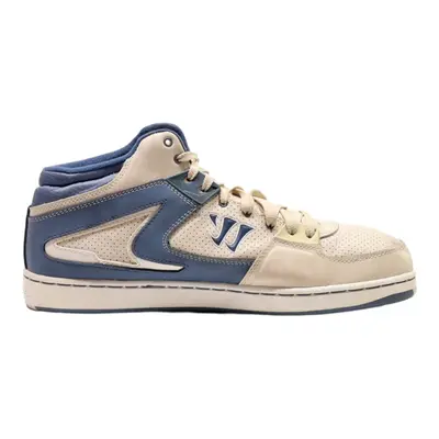 WARRIOR Sneaker Trainers White Leather Mens UK 10.5