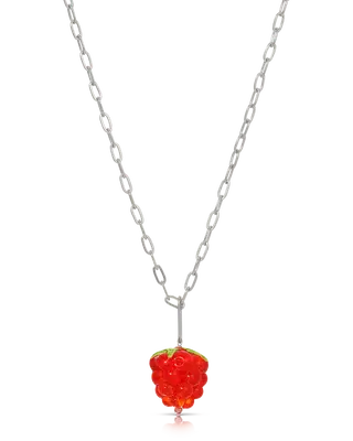 Frutilla Necklace | Metal Color: Silver