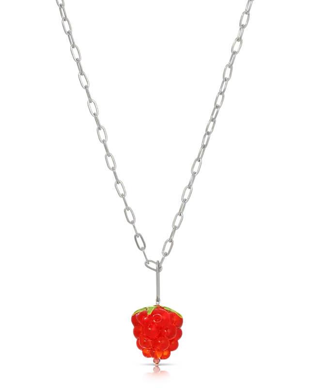 Frutilla Necklace | Metal Color: Silver