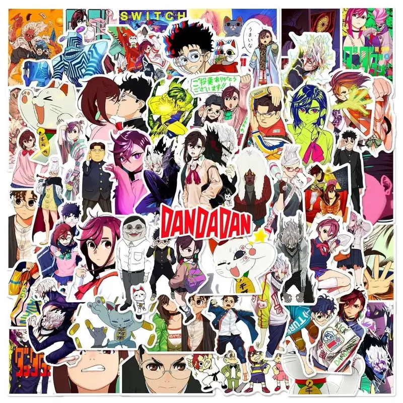 DanDaDan 50pc Sticker Pack - Perfect for Fans vinyl sticker