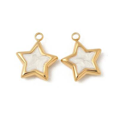 304 Stainless Steel Enamel Charms