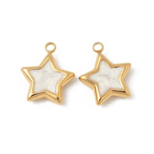 304 Stainless Steel Enamel Charms