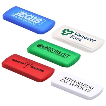 300 Promotional Slide-Right Bandage Dispenser - Pocket Size