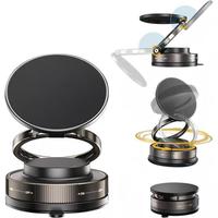 360° Adjustable Vacuum Magnetic Phone Holder, Suction Cup Magnetic Phone Mount for Magsafe, Portable Cell Phone Holder for...