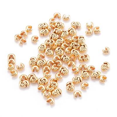 Brass Crimp Beads Covers