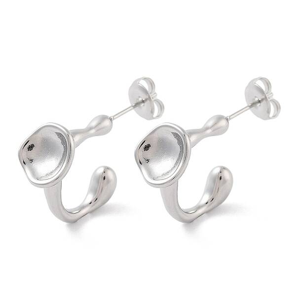 Non-Tarnish 304 Stainless Steel Stud Earrings