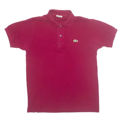 LACOSTE Mens Polo Shirt Red S