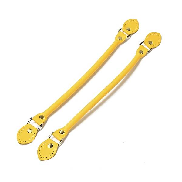 Leaf End Microfiber Leather Sew on Bag Handles