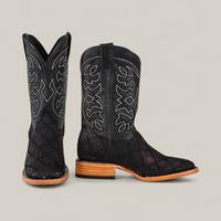 Barrett - Black - Square Toe Mens Boots