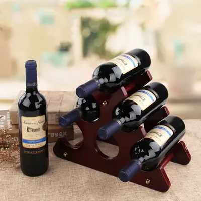 Wooden Wine Rack Decoration European Creative Wine Rack Wine Glass Rack | style: E