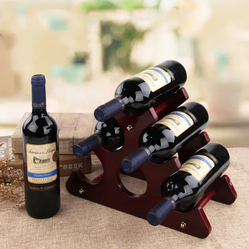 Wooden Wine Rack Decoration European Creative Wine Rack Wine Glass Rack | style: E