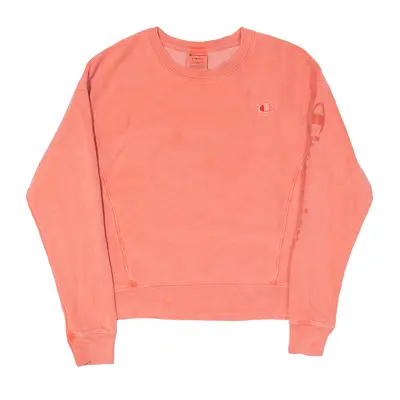 CHAMPION Sweatshirt Pink Womens XS