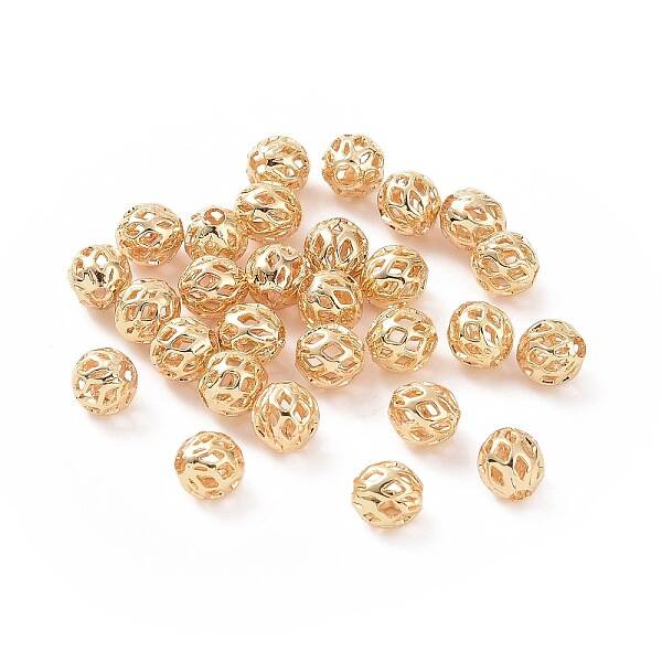 Brass Hollow Beads