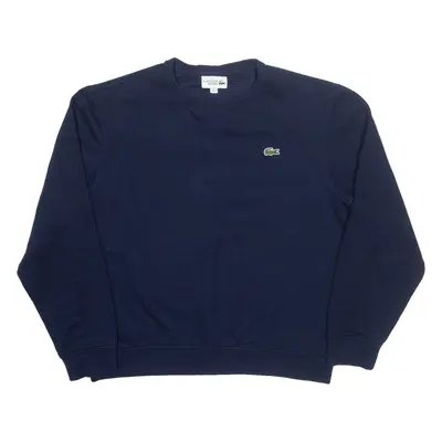 LACOSTE Womens Sweatshirt Blue M