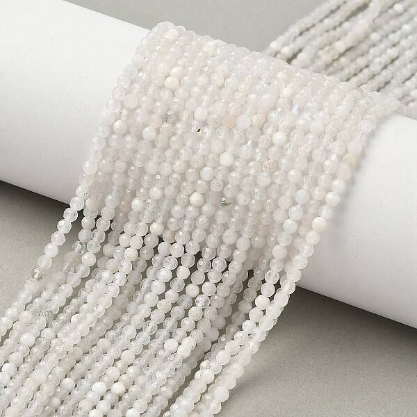 Natural Rainbow Moonstone Beads Strands