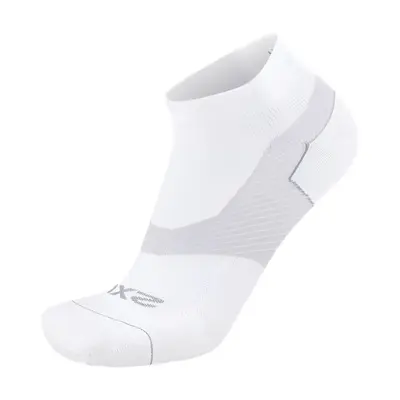 2XU Vectr Ultralight 1/4 Crew Socks - Black/Titanium - Extra Large
