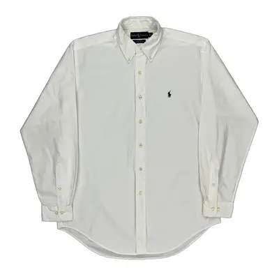 Yarmouth Ralph Lauren Shirt - Medium White Cotton