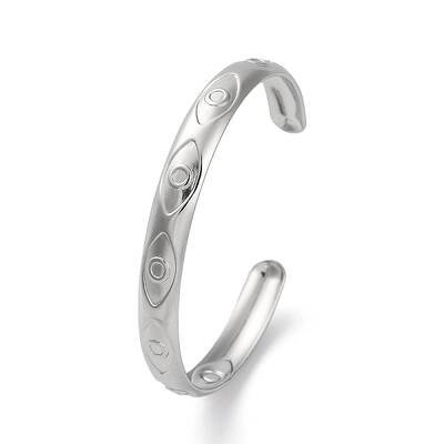 304 Stainless Steel Cuff Bnagles for Women