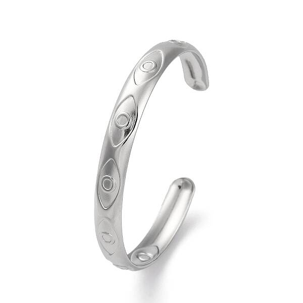 304 Stainless Steel Cuff Bnagles for Women