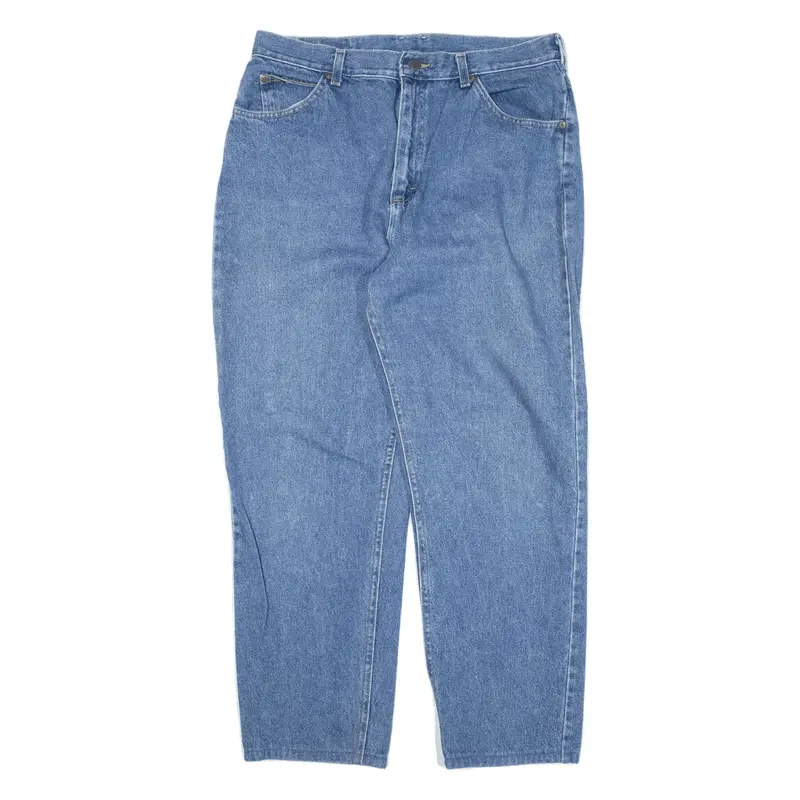 RIDERS Jeans Blue Denim Relaxed Tapered Womens W32 L27
