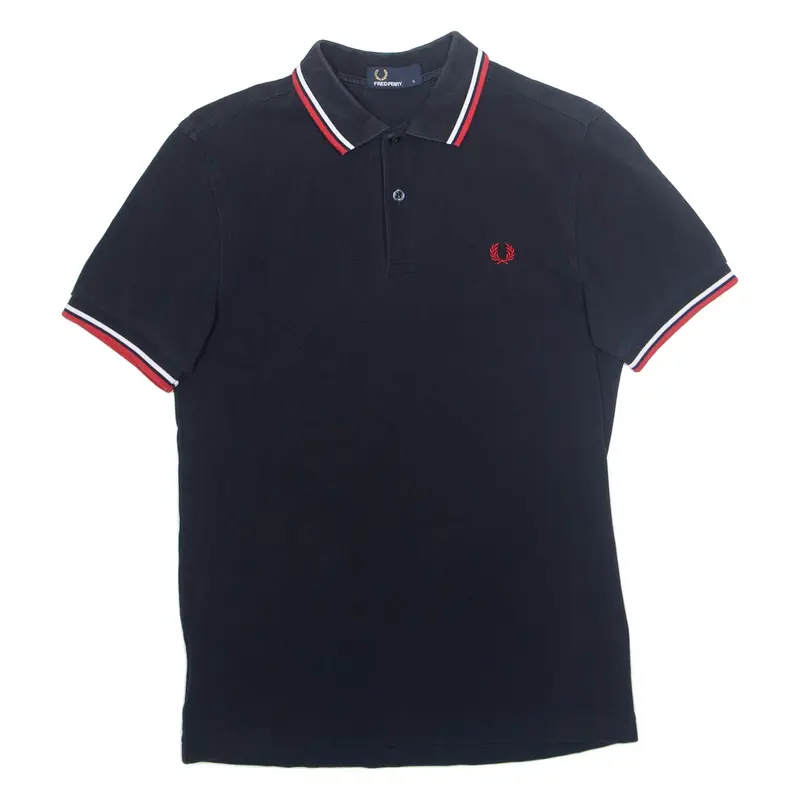 FRED PERRY Mens Polo Shirt Blue S