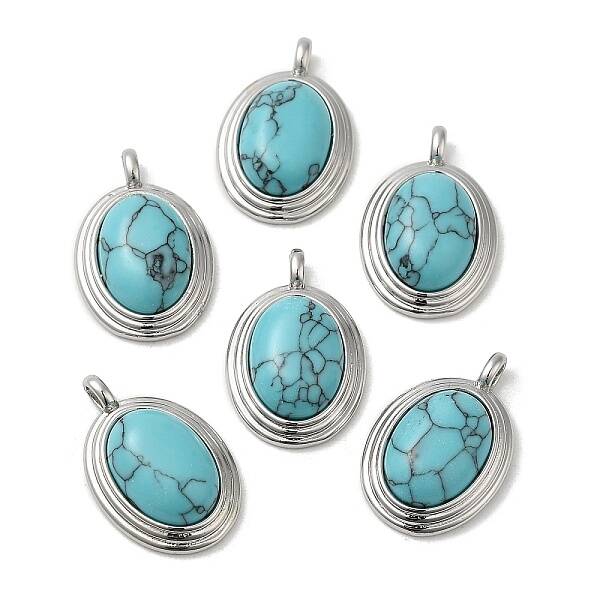 Synthetic Turquoise Pendants