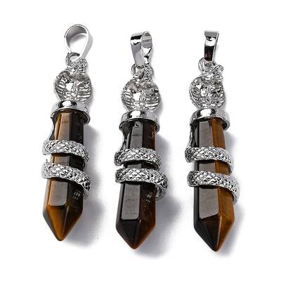 Natural Tiger Eye Pendants