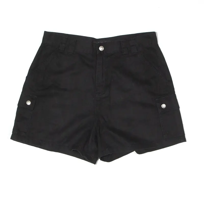 LEE Riveted Shorts Black Regular Casual Womens S W29