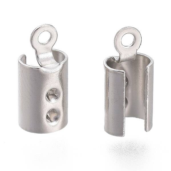 Tarnish Resistant 304 Stainless Steel Folding Crimp Ends