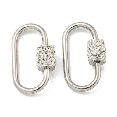304 Stainless Steel Screw Carabiner Lock Charms