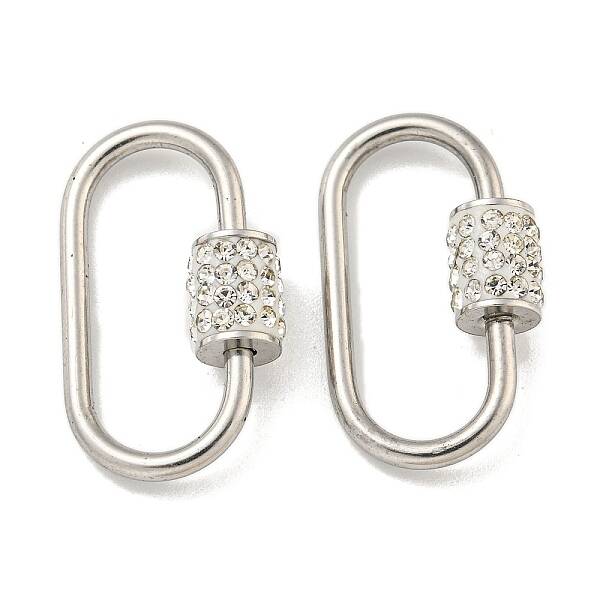 304 Stainless Steel Screw Carabiner Lock Charms