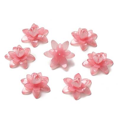 Flower Opaque Acrylic Beads