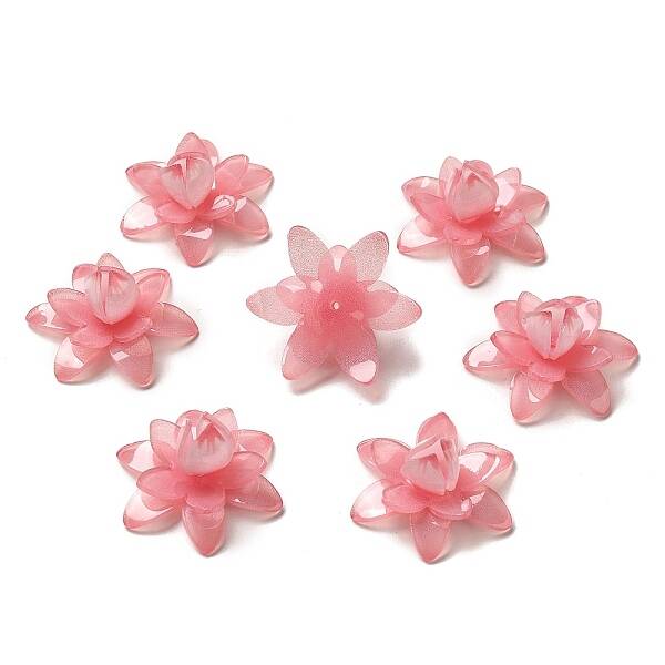 Flower Opaque Acrylic Beads