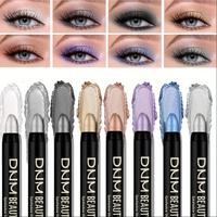 Long-lasting Eyeshadow Stick Set (8 Counts), Waterproof Metallic Glitter Shimmer Eyeshadow Sticks, High Pigmented Smooth Eyes...